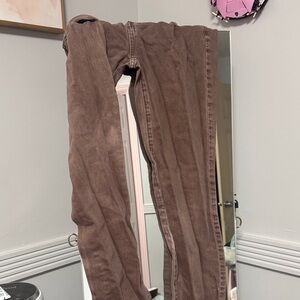 PacSun Tan Corduroy Jeans